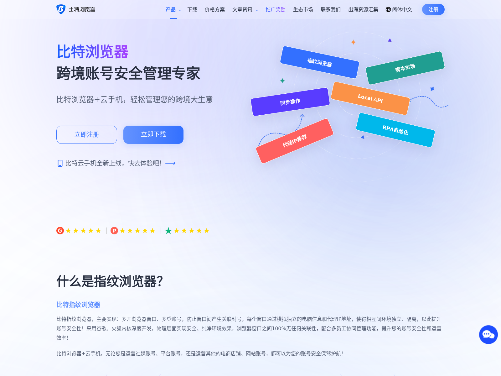 比特指纹浏览器