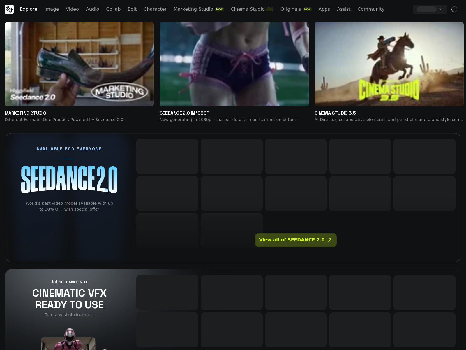 Higgsfield – 电影级 AI 视频生成平台