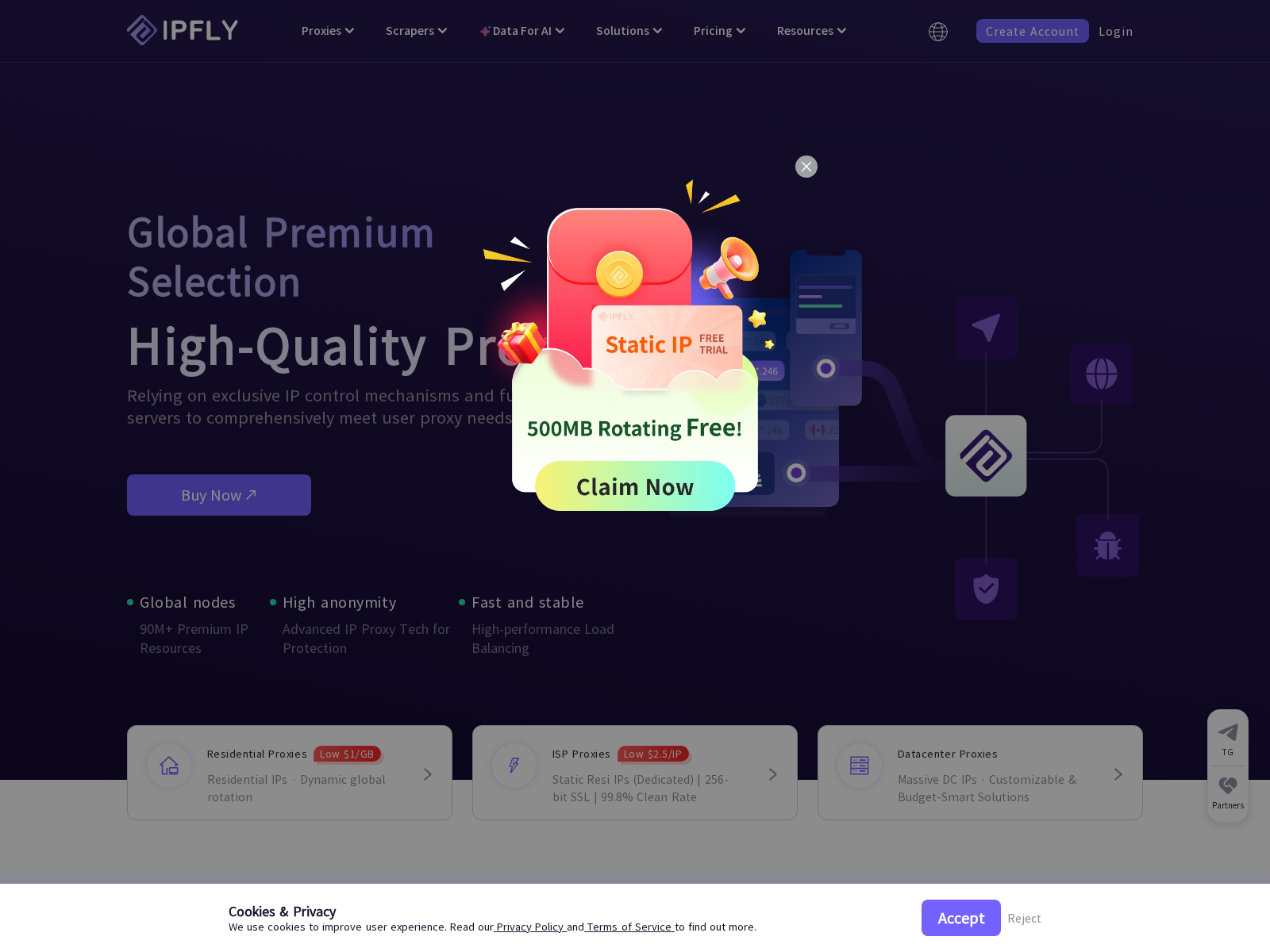 IPFLY全球住宅代理